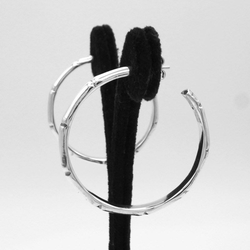 Bamboo Hoop Earrings Bamboo Hoop Earrings