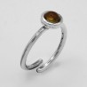 Anello Fascetta Cabochon Tonda