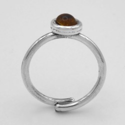 Anello Fascetta Cabochon Tonda