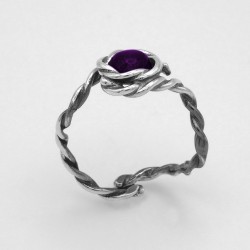 Anello Intreccio Cabochon