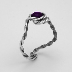 Anello Intreccio Cabochon