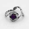 Anello Intreccio Cabochon