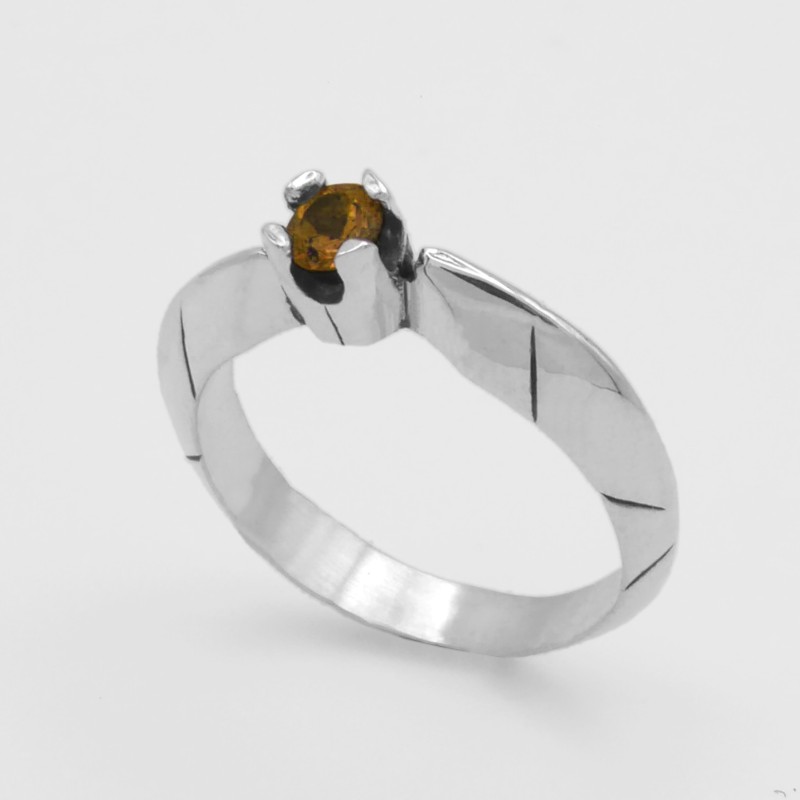 Anello Solitario Geometrico Anello Solitario Geometrico