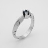 Geometric Solitaire Ring