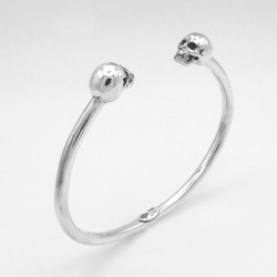 Bracciale Rigido con Teschi