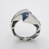 Anello Contrarié con Pietre Rettangolari