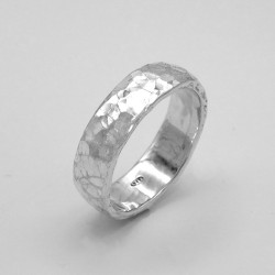 Anello Fascetta Martellata