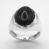 Hammered Setting Chevalier Ring