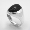 Hammered Setting Chevalier Ring